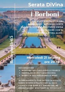 Cantine Alois a Botteghelle65 per “Serata DiVina – I Borboni”